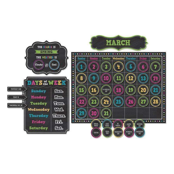 CHALKBOARD BRIGHTS CALENDAR BB SET-Learning Materials-JadeMoghul Inc.