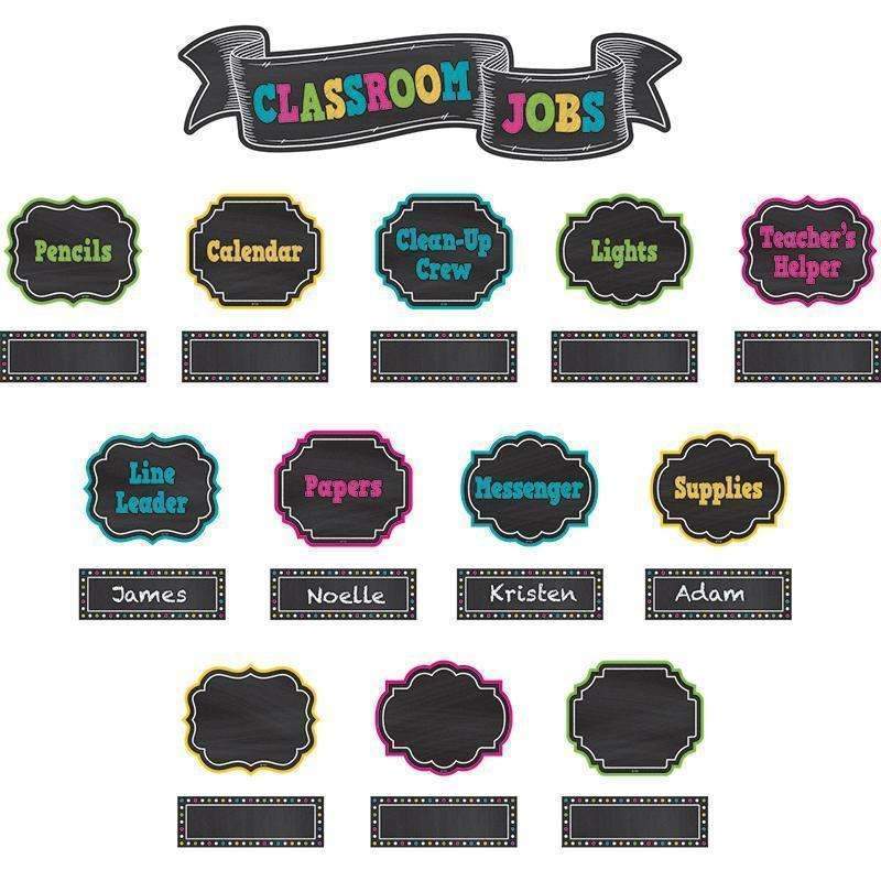 CHALKBOARD BRIGHTS CLASSROOM JOBS-Learning Materials-JadeMoghul Inc.