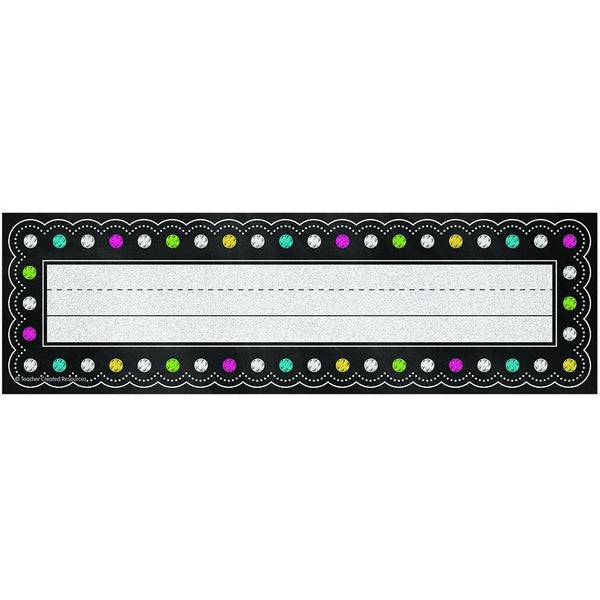 CHALKBOARD BRIGHTS FLAT NAME PLATES-Learning Materials-JadeMoghul Inc.