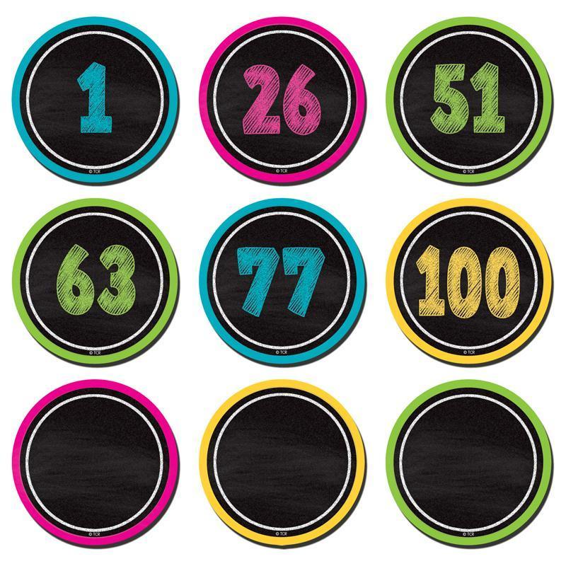 CHALKBOARD BRIGHTS NUMBER CARDS-Learning Materials-JadeMoghul Inc.