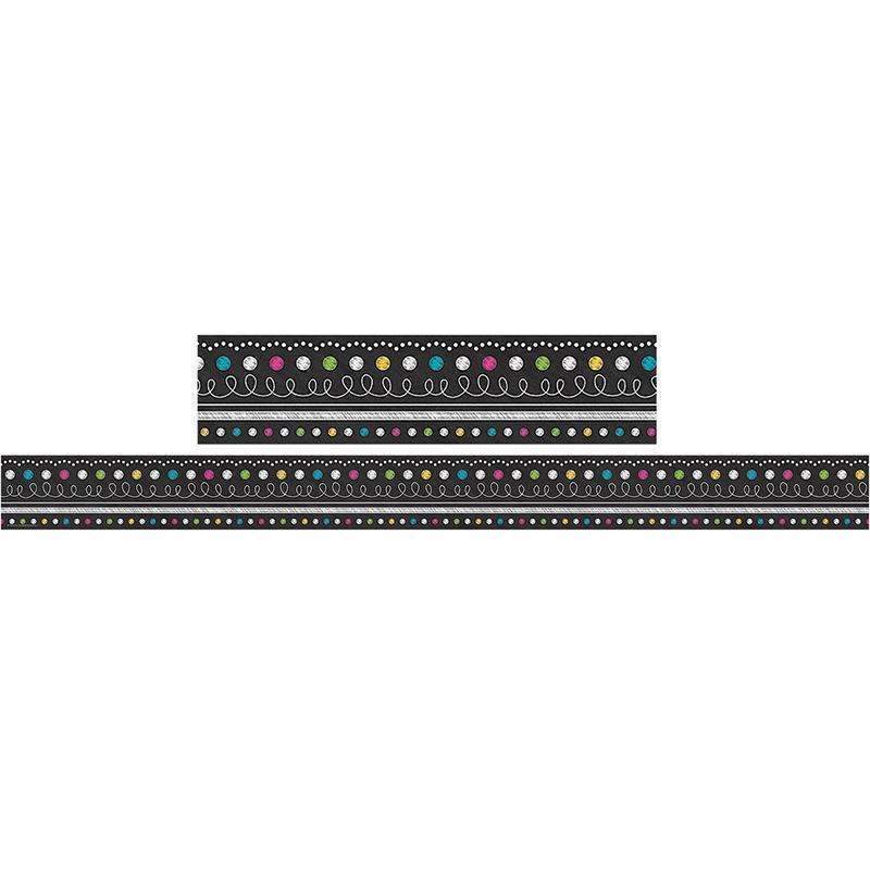 CHALKBOARD BRIGHTS STRAIGHT BORDER-Learning Materials-JadeMoghul Inc.