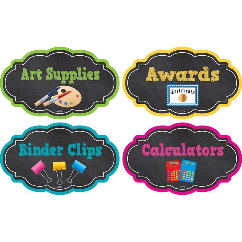 CHALKBOARD BRIGHTS SUPPLY LABELS-Learning Materials-JadeMoghul Inc.