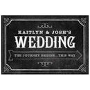 Chalkboard Print Design Directional Sign Daiquiri Green (Pack of 1)-Wedding Signs-White-JadeMoghul Inc.