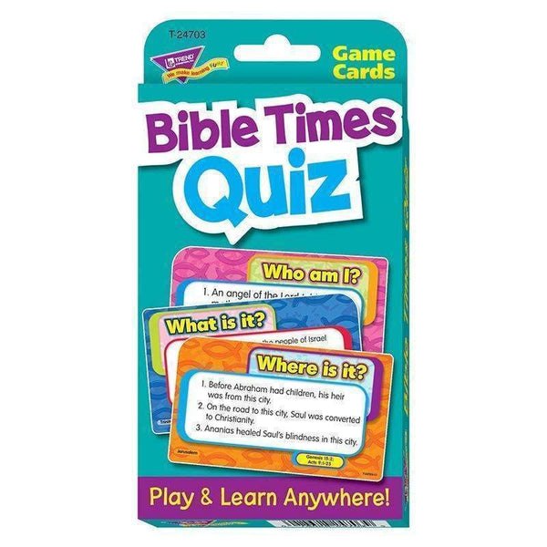 CHALLENGE CARDS BIBLE TIMES QUIZ-Learning Materials-JadeMoghul Inc.