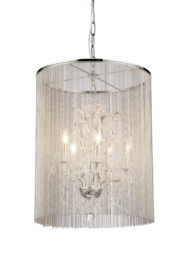 Chandeliers Dining Room Chandeliers - Rosalias Chain Crystal Chandelier HomeRoots