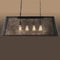 Chandeliers Modern Chandeliers - Lemuela 4-light Black 30-inch Edison Island Chandelier with Bulbs HomeRoots