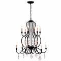 Chandeliers Opulently Dramatic Chandelier Benzara