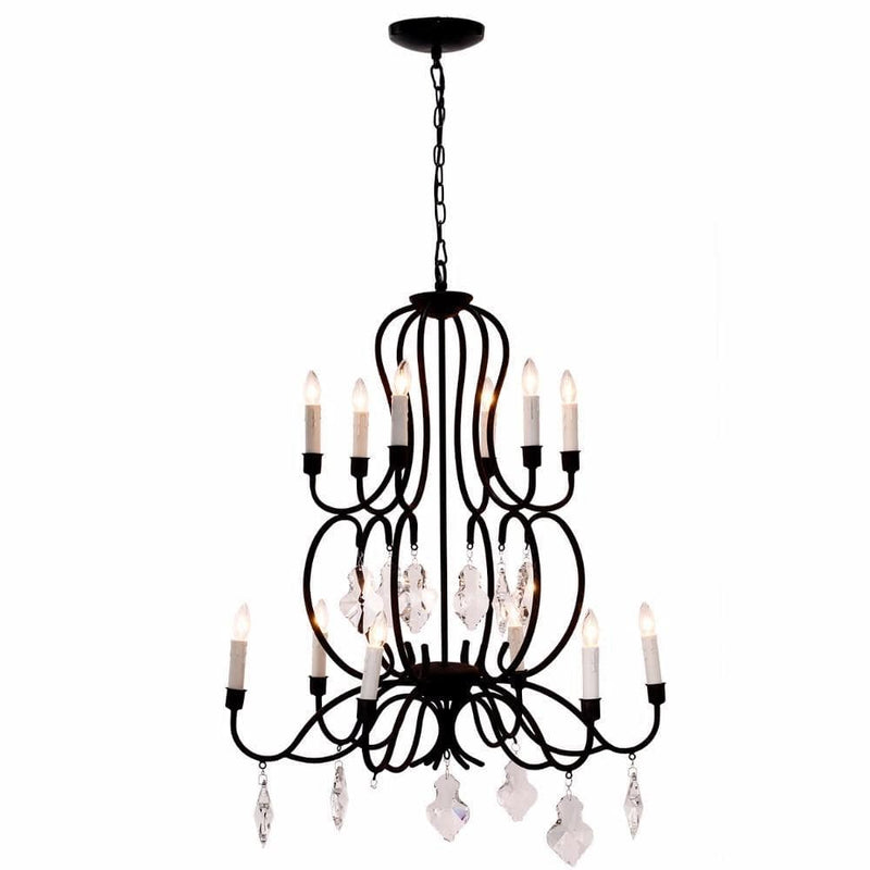 Chandeliers Opulently Dramatic Chandelier Benzara