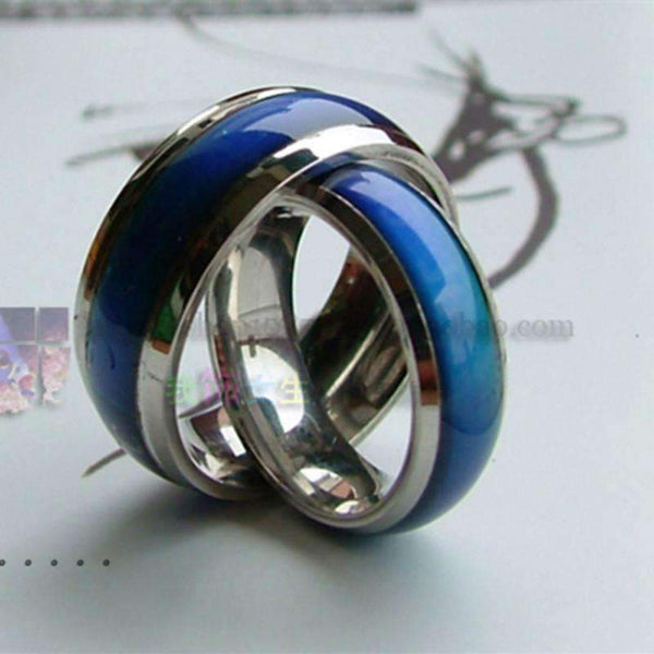 Changing Color Fashion Adjustable Mood Ring Wedding Rings For Men and Women Silver creative hobby for children & couple rings-6-JadeMoghul Inc.