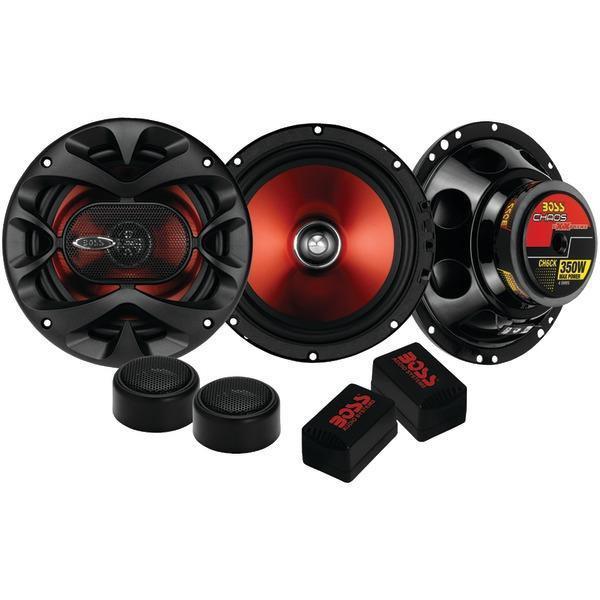Chaos Exxtreme Series 6.5" 350-Watt 2-Way Component Speaker System-Speakers, Subwoofers & Tweeters-JadeMoghul Inc.
