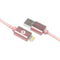 Charge & Sync Braided Lightning(R) to USB Cable, 10ft (Rose Gold)-USB Charge & Sync Cable-JadeMoghul Inc.