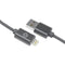 Charge & Sync Braided Lightning(R) to USB Cable, 6ft (Gray)-USB Charge & Sync Cable-JadeMoghul Inc.