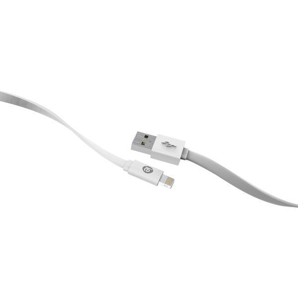 Charge & Sync Flat Lightning(R) Cable, 4ft-USB Charge & Sync Cable-JadeMoghul Inc.