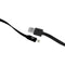 Charge & Sync Flat Lightning(R) to USB Cable, 4ft (Black)-USB Charge & Sync Cable-JadeMoghul Inc.