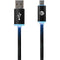Charge & Sync Illuminated USB to Micro USB Cable, 3ft (Black)-USB Charge & Sync Cable-JadeMoghul Inc.