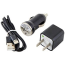 Charge & Sync Kit with Lightning(R) to USB Cable (Black)-Wall/Car Combo Chargers-JadeMoghul Inc.