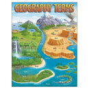 CHART GEOGRAPHY TERMS 17 X 22-Learning Materials-JadeMoghul Inc.