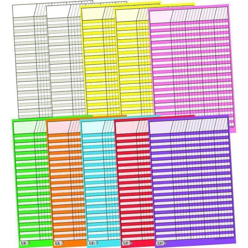 CHART INCENTIVE SMALL 10-PK 14 X 22-Learning Materials-JadeMoghul Inc.