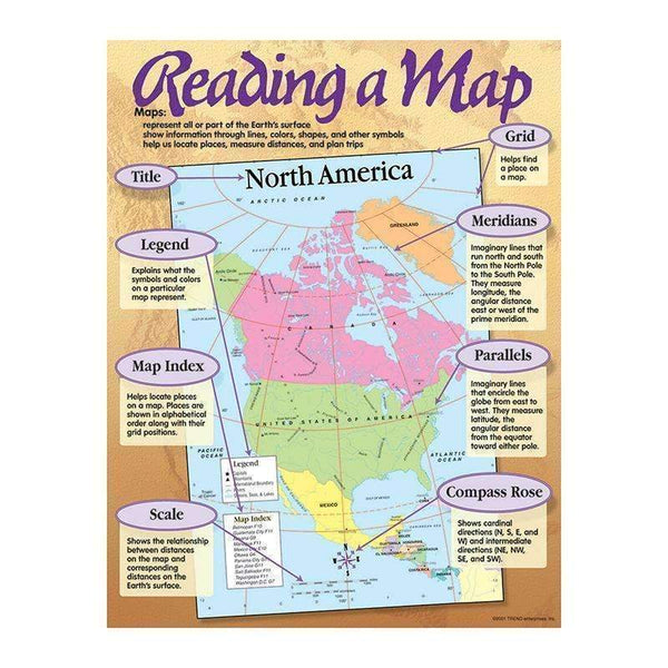 CHART READING A MAP-Learning Materials-JadeMoghul Inc.