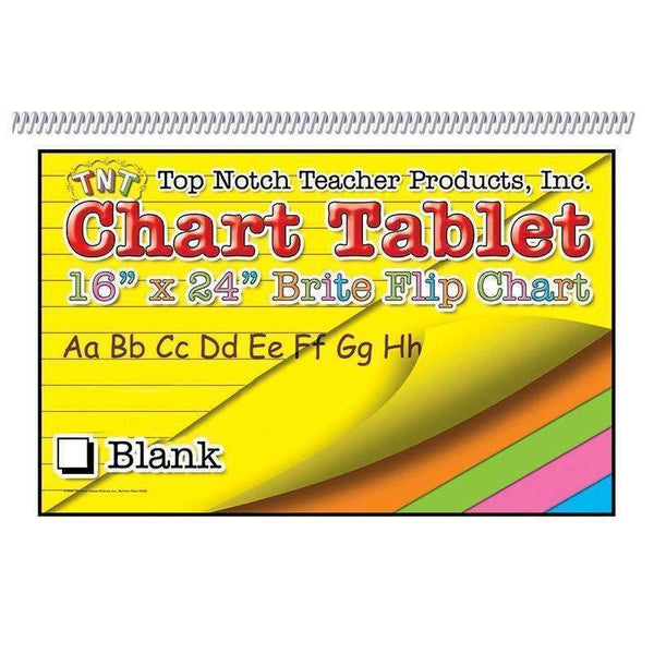 CHART TABLET 16X24 ASSORTED BLANK-Supplies-JadeMoghul Inc.