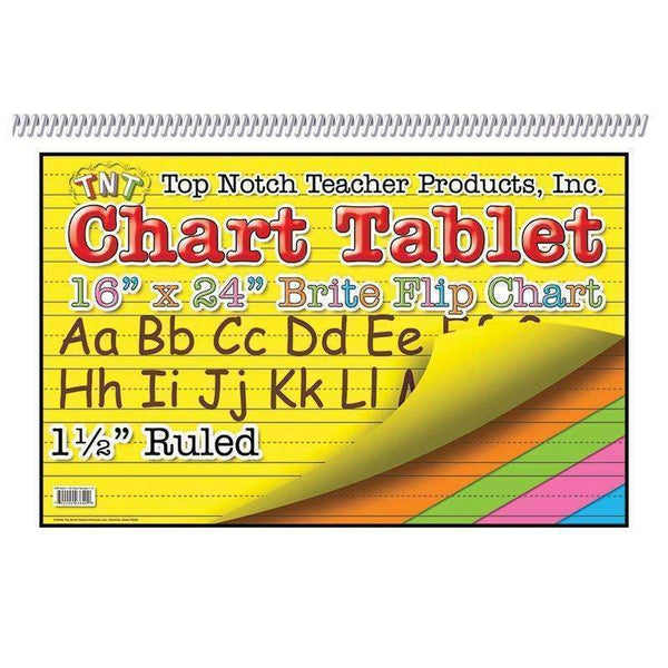 CHART TABLETS 16X24 ASSORTED 1 1/2-Supplies-JadeMoghul Inc.