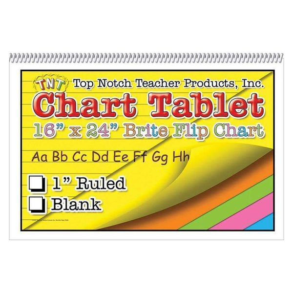 CHART TABLETS 16X24 ASSORTED RULED-Supplies-JadeMoghul Inc.