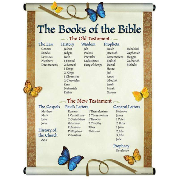CHARTLET THE BOOKS OF THE BIBLE-Learning Materials-JadeMoghul Inc.