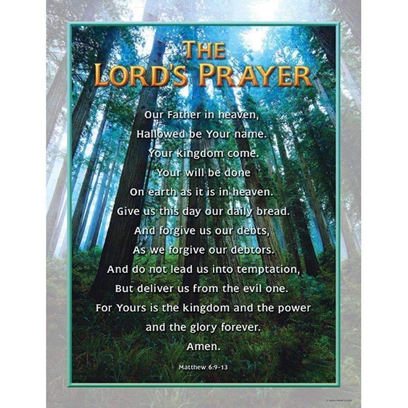 CHARTLET THE LORDS PRAYER 17X22-Learning Materials-JadeMoghul Inc.