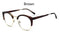 Cheap transparent Spectacle frame Anti-fatigue for cat eyes men's Glasses women Oculos De Grau masculino Retro Vintage eyewear-brown-China-JadeMoghul Inc.