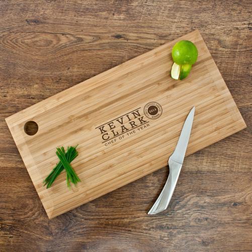 Birthday Present Ideas Chef of the Year Chopping Board