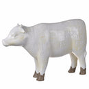 Chef's Cow Sculptural Accent-Sculptures-Glossy White-magnesia-JadeMoghul Inc.