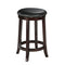 Chelsea Counter Height Stool - Set of 2 - Espresso-Footstools and Ottomans-Espresso-PU Wood (Castanopsis cuspidate)-JadeMoghul Inc.