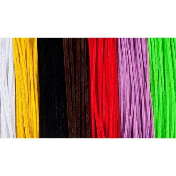 CHENILLE STEMS 6IN ASST CLRS-Supplies-JadeMoghul Inc.