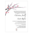 Cherry Blossom Invitation (Pack of 1)-Invitations & Stationery Essentials-JadeMoghul Inc.