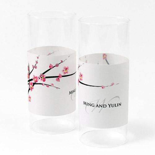 Cherry Blossom Mini Luminary Wrap (Pack of 1)-Reception Stationery-JadeMoghul Inc.