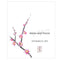 Cherry Blossom Rectangular Label (Pack of 1)-Wedding Favor Stationery-JadeMoghul Inc.