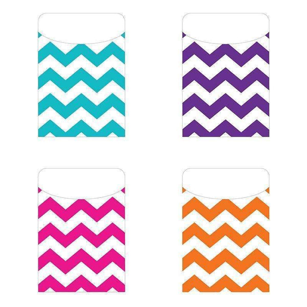 CHEVRON PEEL & STICK POCKETS 25CT-Supplies-JadeMoghul Inc.