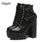 Chic Fashion High Heel Black Boots-black shoes-4.5-China-JadeMoghul Inc.