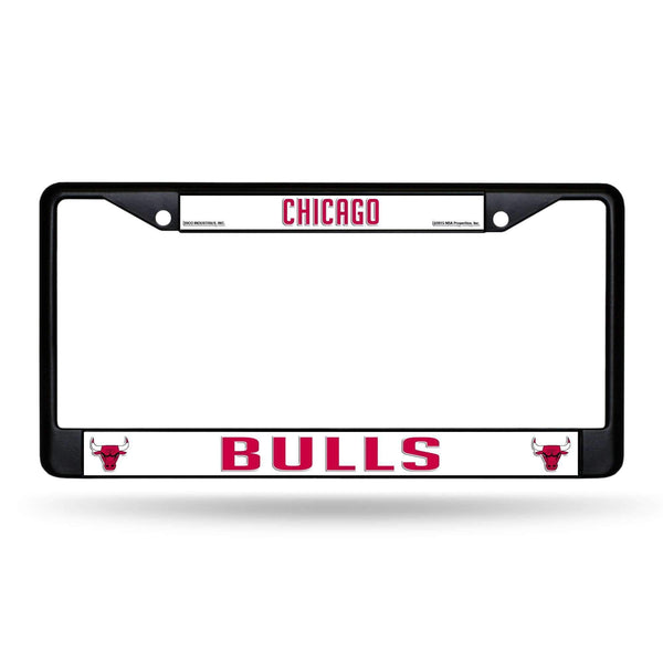 Chrome License Plate Frames Chicago Bulls Black Chrome Frame