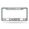 Cool License Plate Frames Chiefs Chrome Frame