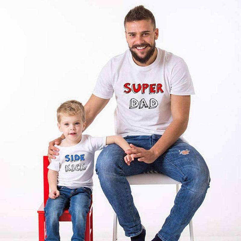 chifuna 2017 Fashion Family Matching Outfits Summer Short Sleeve T Shirts Father Kids Clothes Children Clothing Family Look-1AL501-Baby 24M-JadeMoghul Inc.