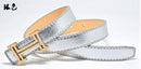 Child Belt Fashion Leisure Designer Children's Belt Of Boys And Girls Cowboy Belts Candy Colors Size 80CM-Silver-80cm-JadeMoghul Inc.