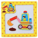 Children 3D Magnetic Puzzle Jigsaw Wooden Toys Cartoon Animals Puzzles Tangram Child Educational Toy for Children-excavator-JadeMoghul Inc.