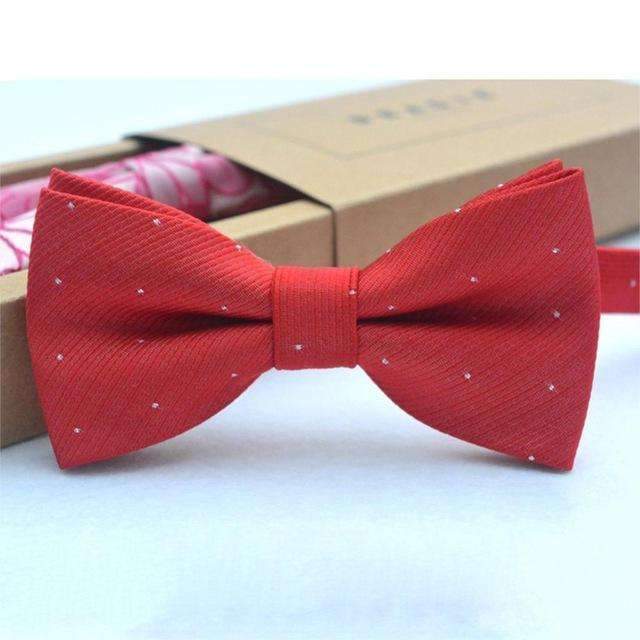 Children Bow Tie Baby Boy Kid Clothing Accessories Solid Color Gentleman Shirt Neck Tie Bowknot Dot-1-JadeMoghul Inc.
