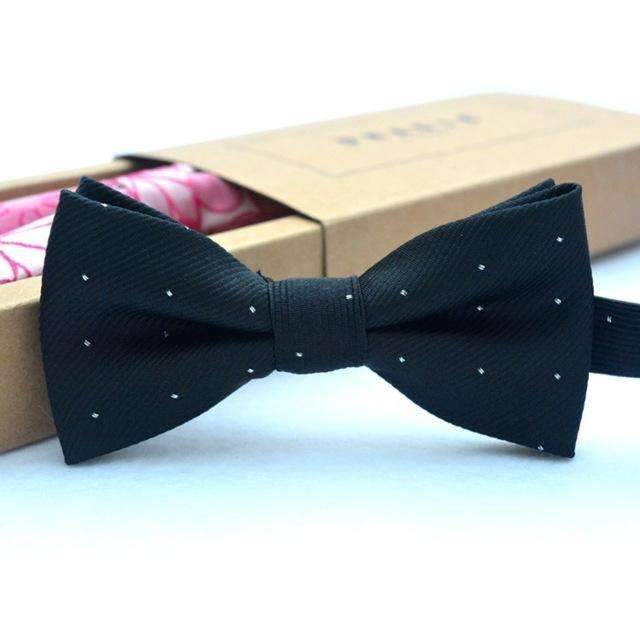 Children Bow Tie Baby Boy Kid Clothing Accessories Solid Color Gentleman Shirt Neck Tie Bowknot Dot-3-JadeMoghul Inc.