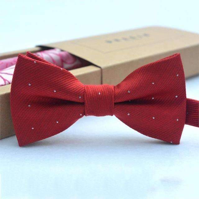 Children Bow Tie Baby Boy Kid Clothing Accessories Solid Color Gentleman Shirt Neck Tie Bowknot Dot-4-JadeMoghul Inc.