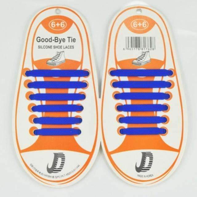 Children No Tie Silica Gel Shoe Laces-Blue-JadeMoghul Inc.