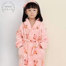 Children Plush Bathrobe-Pink Bear-10-JadeMoghul Inc.