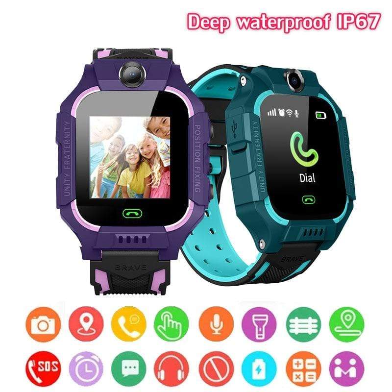 Children's Smart Watch Kids Phone Watch Smartwatch For Boys Girls With Sim Card Photo Waterproof IP67 Gift For IOS Android AExp