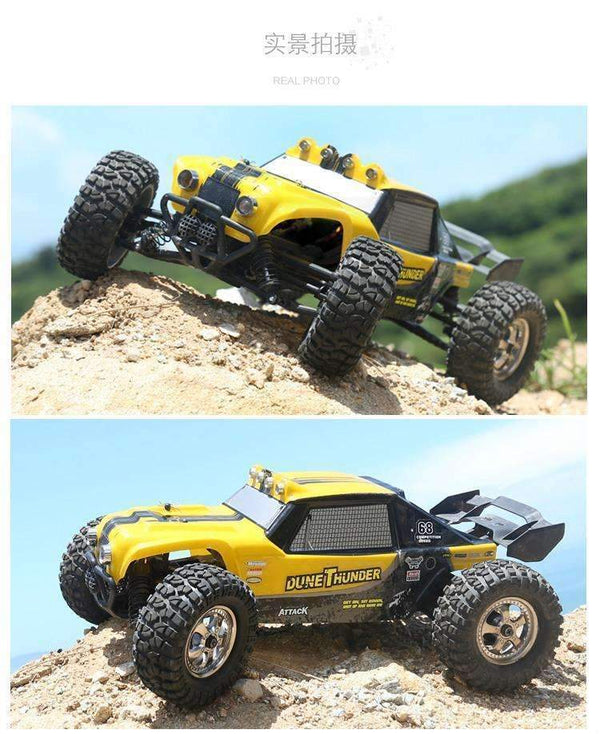 Children 's toys RC car HBX 1:12 four - wheel drive cross - country full - scale 2.4G car high - speed model car toys gifts-Blue-JadeMoghul Inc.